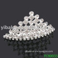 Rhinestone bridal tiara with hair comb wedding tiaras decoration accessories